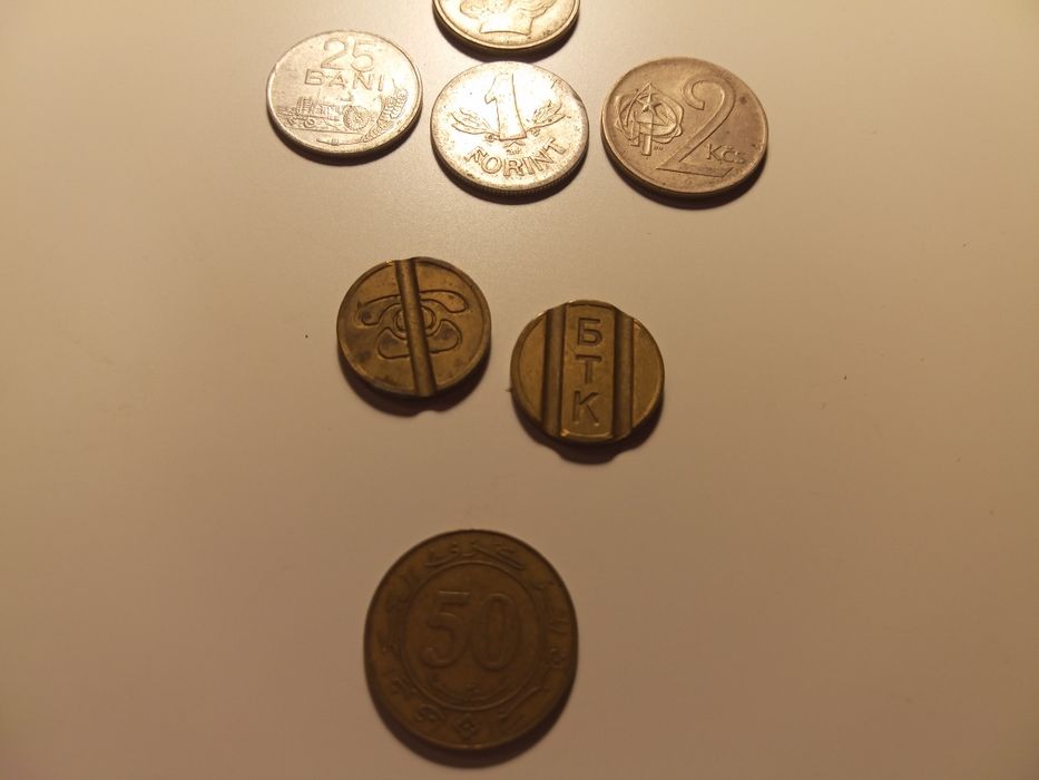 Стари монети - България, Гърция, Чехословакия, Унгария и други