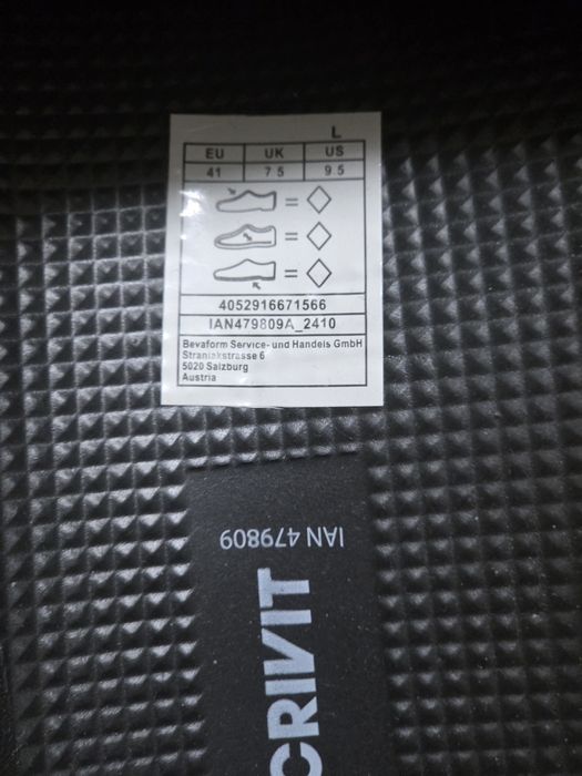 Чисто нови чехли Crivit