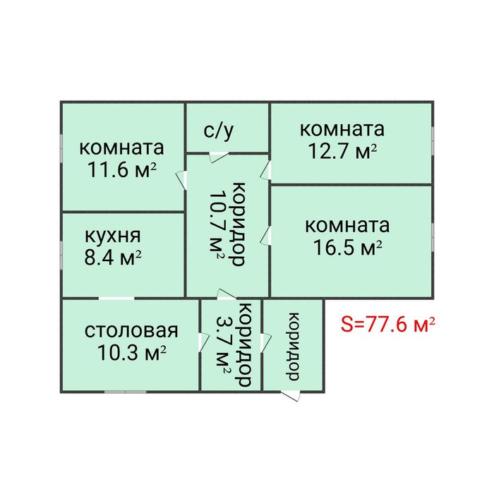 Продам часть дома. Костанай-2.