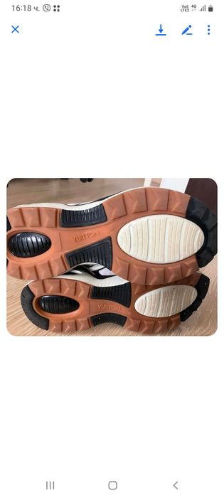 Кожени маратонки номер 44 в добро състояние видно от снимките