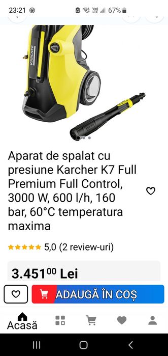Karcher,k7 ful control.