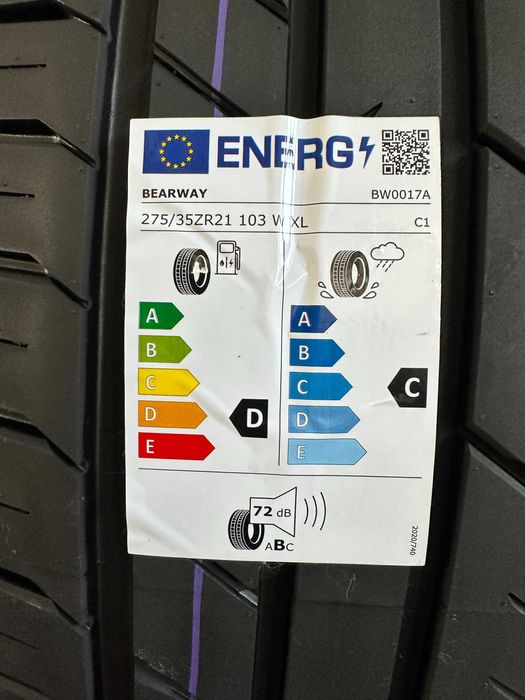 Нови Летни Гуми BEARWAY BW118 275/35R21 103W НОВ DOT БОРД 2753521