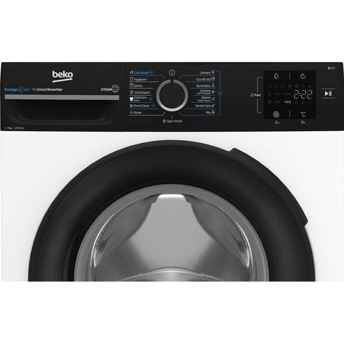 Нова инверторна пералня Beko BM3WFU37213WBPB, 7 кг, 1200 об