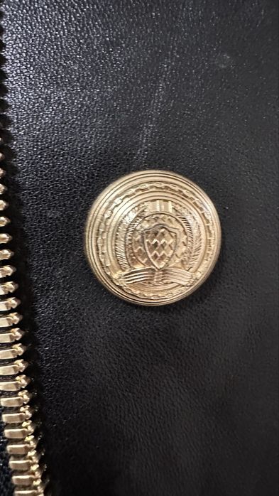 Дамско кожено яке Balmain