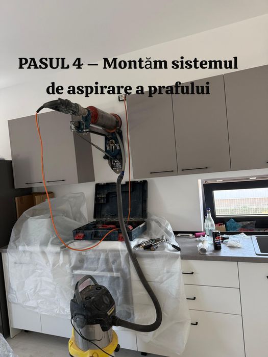 Carotare gaura gauri hota centrala aer conditionat aerisire canalizare