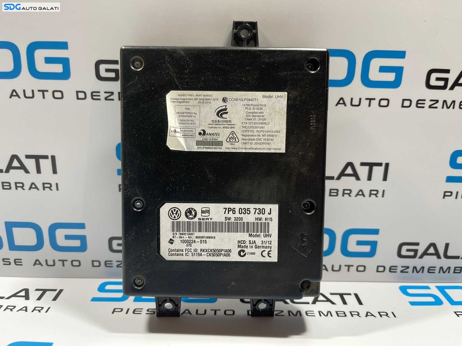 Modul Calculator Bluetooth Volkswagen Tiguan 2008 - 2018 Cod 7P6035730J [L3630]