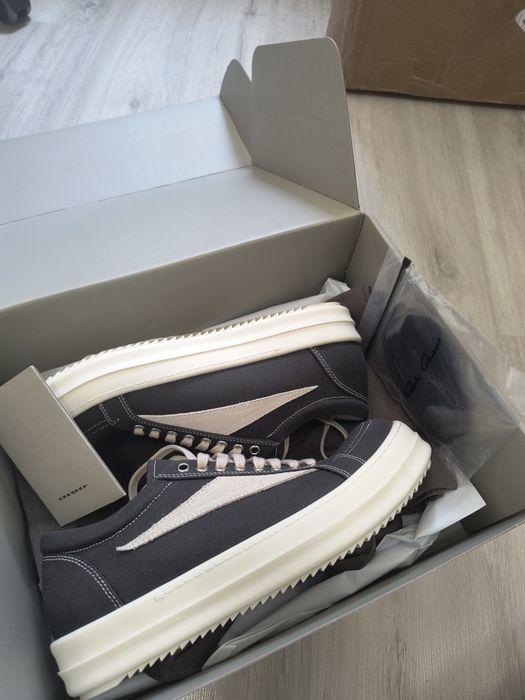 Rick Owens vans canvas black 44