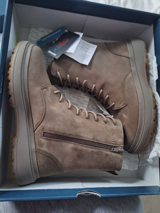 Ghete dama piele naturala Geox