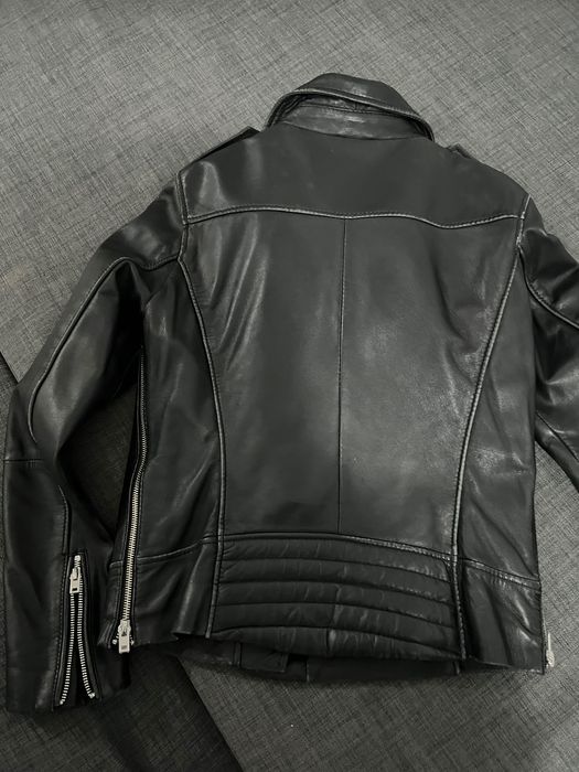Geacă piele biker damă Zara