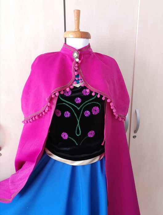 Rochie Anna Frozen femei cosplay Anna Frozen S-M-L Made în România