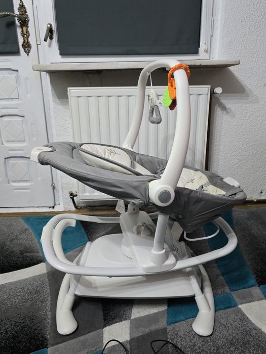 Leagan si balansoar pentru copii Joie Sansa 2 in 1 rotativ Fern