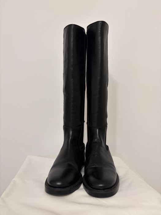 Cizme piele Massimo Dutti