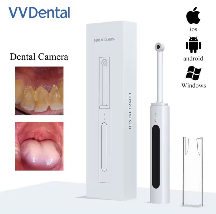 Cameră intraorală VVDental Wireless HD Wifi Endoscop cu 8 LED-uri Inspecție intraorală a dinților Video Fotografie Pentru Windows/iPhone/Android