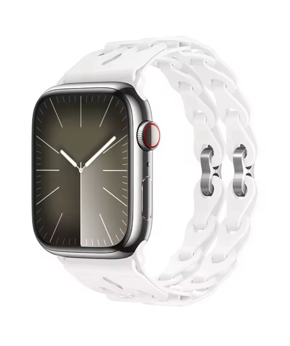 Curea Silicon Impletita Compatibil Ceas Apple Watch Husa Folie Silicon