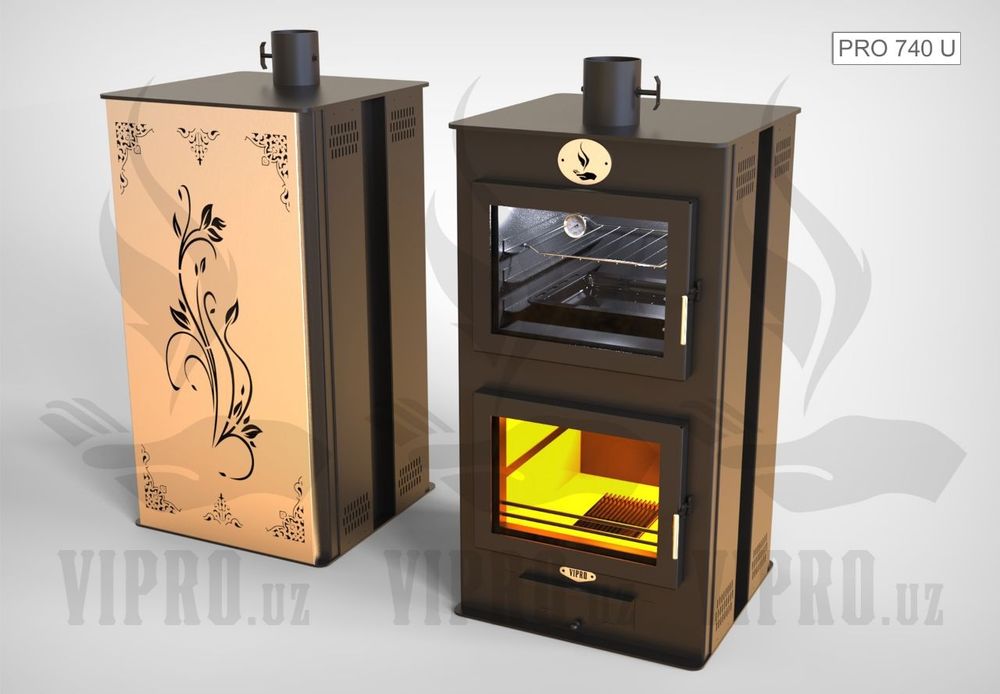 Печь-камин модель "PRO-745","PRO-740U",камин,каминная топка,печь