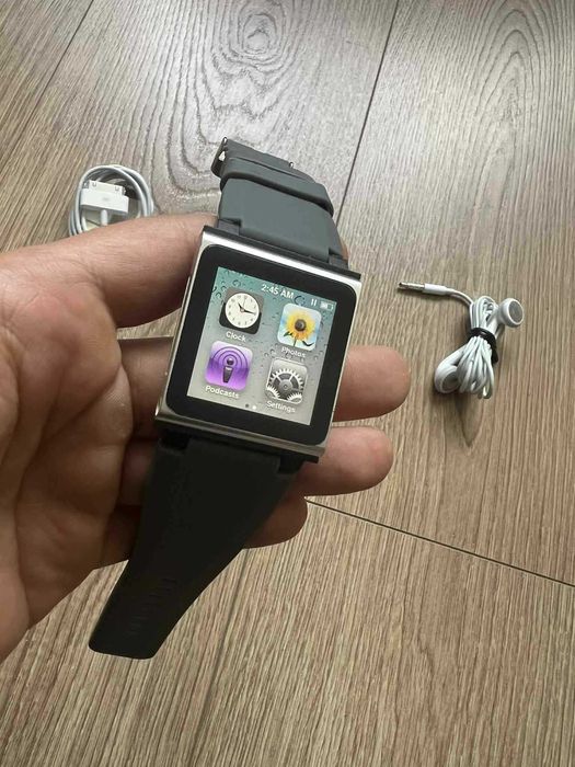 Ipod Nano 6th gen 8GB IWATCH+curea ceas+cablu date/incarcare+casti