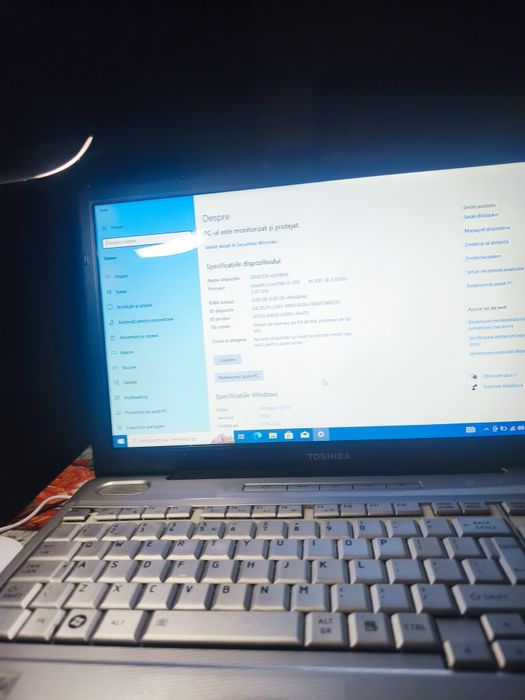 Laptop Toshiba – i3 • 6GB RAM •hdd 500Gb • Funcționează doar la priză
