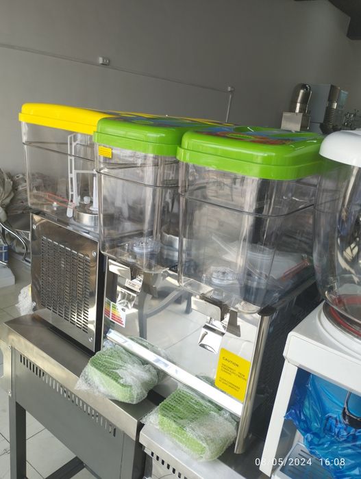 Sok aparat сок-охладитель 2 talgi hamda 3 taligi bor