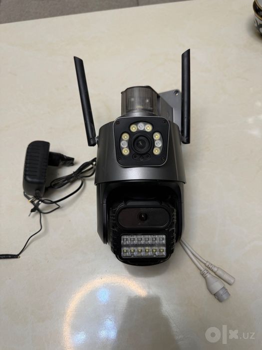 Kamera Wi-Fi ko'cha uchun (Tungi yoritgichli, quvvat bloki bilan)