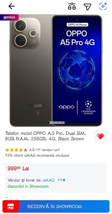 Vând OPPO A 5 pro
