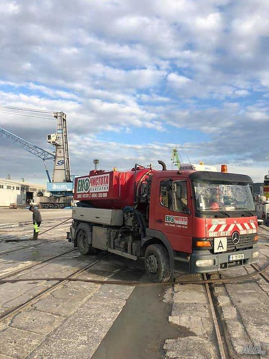 Почистване на септични ями. Oтпушване на канали, шахти.