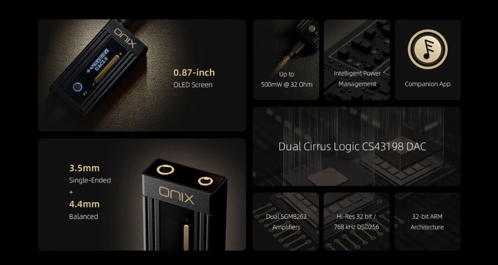 ЦАП и усилитель для наушников Onix Alpha XI1