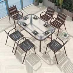 Set Mobilier Masa+6 Scaune Terasa/Gradina Diferite Modele