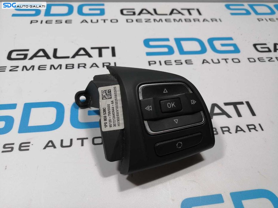 Buton Comanda Comenzi Dreapta de pe Volan Seat Leon 1P 2006 - 2013 Cod 1P0959538C [AV2765]
