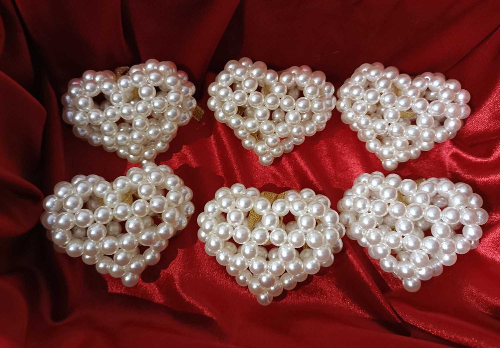 Елочные украшения из бусин ручной работы