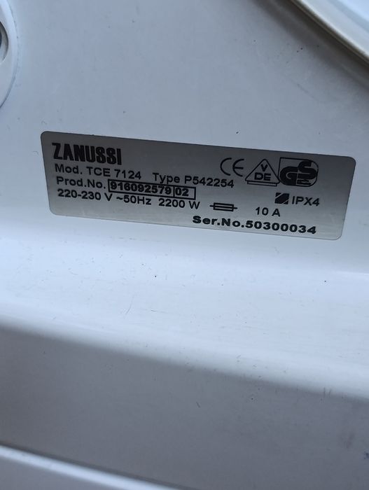 Кондензна сушилна Zanussi