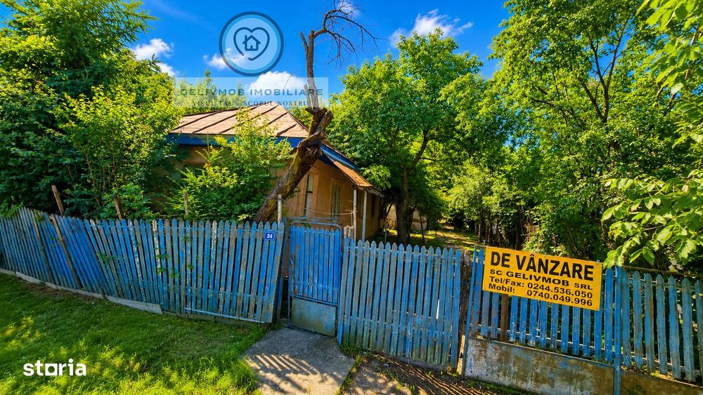 Draganesti-Hatcarau, casa+1076 mp teren, toate utilitatile disponibile