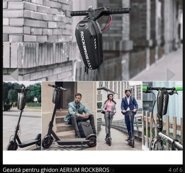 Geanta antisoc ghidon frontală trotineta bicicleta borseta Rockbros