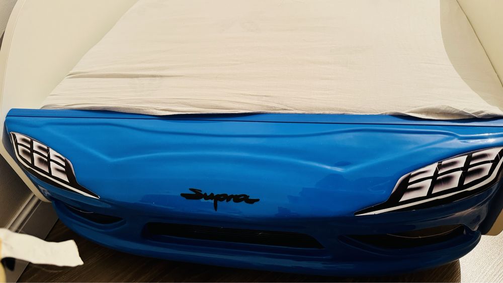 Кровать машинка с матрасом