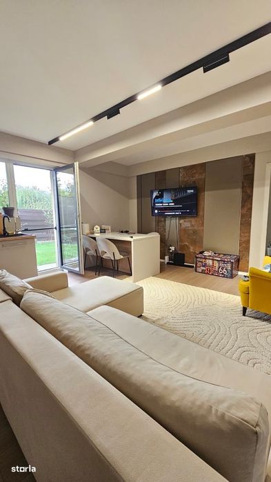 Apartament 3 camere - gradina 128mp - loc de parcare/mobilat+utilat