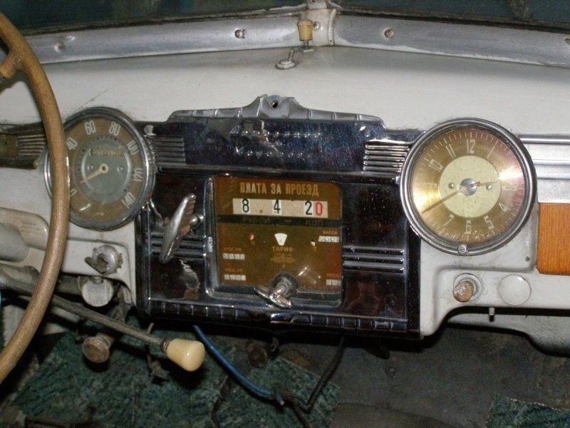ГАЗ М 20 Победа Такси Хром облицовка таксометра Большая редкость