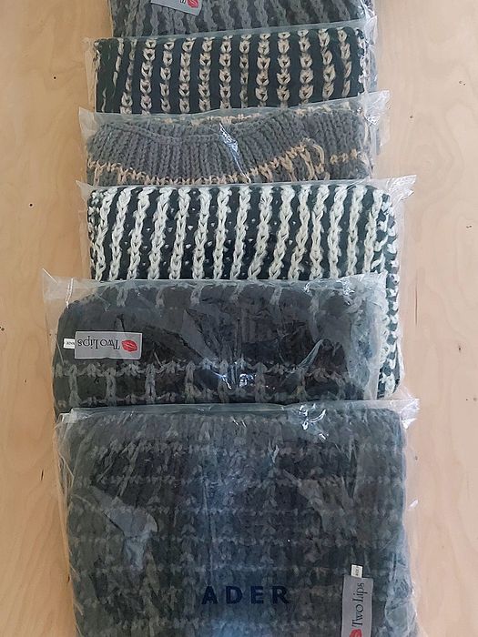 Шарф крупной вязки