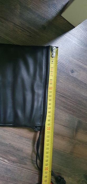 Черни кожени ниски ботуши чизми над коляното