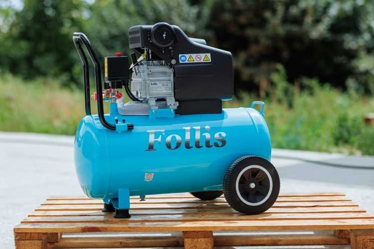 Компрессор воздушный на 50л Follis/НАДЕЖНАЯ СБОРКА От производителя