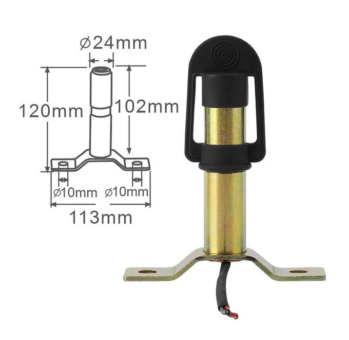 LED ЛЕД Авариен Буркан Сигнална лампа Маяк Буркан 12V/24V