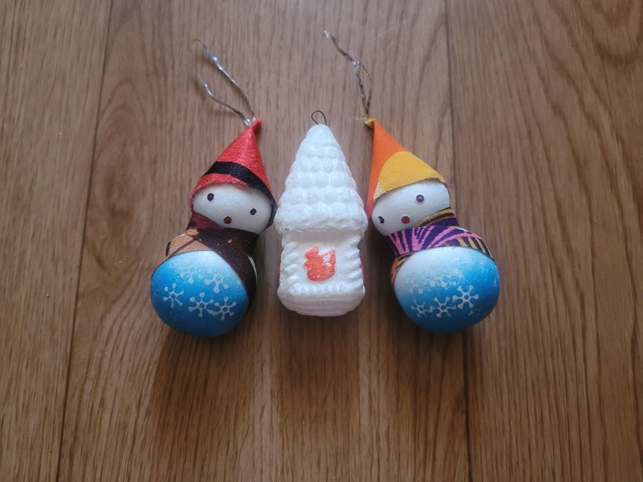 Елочные игрушки времен СССР