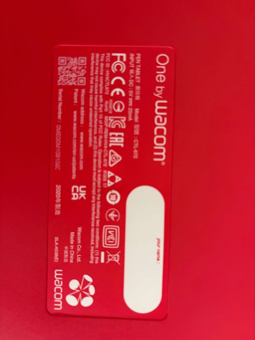 Графичен таблет Wacom One by Wacom Medium CTL-672 – като нов