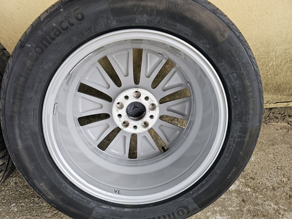 Jante Mercedes 17 "prinderea la prezoane 5X112  , cu anvelope Noi Continental 235/55/17 DOT 2026