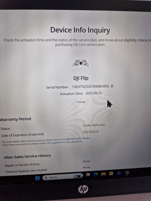 Dji flip ca noua.numai drona