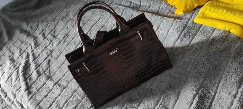 Geanta office piele ecologica