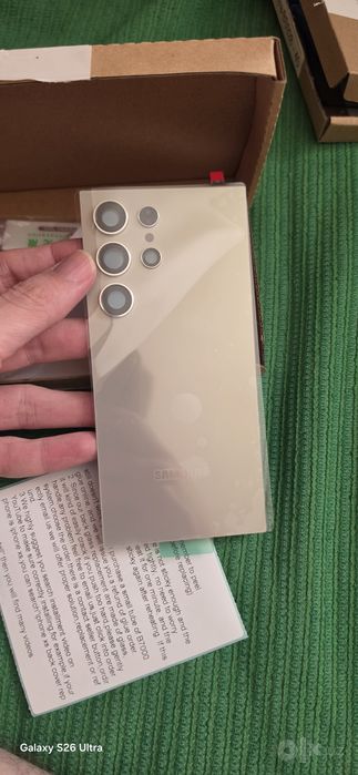 Продам новую заднюю крышку от samsung s24 ultra ( titanium gray))