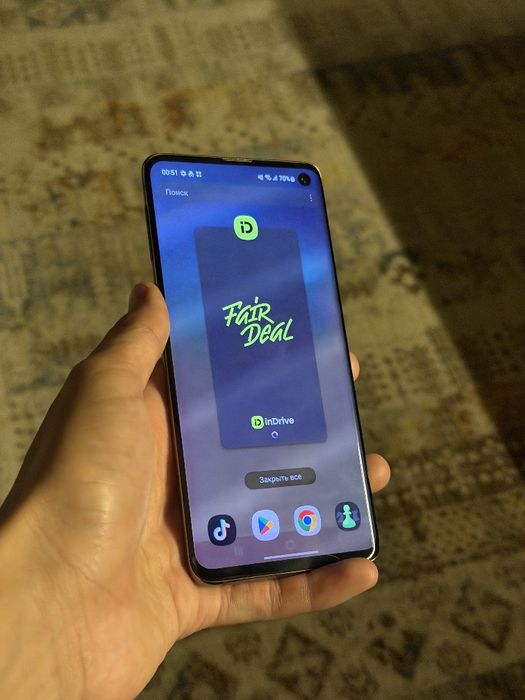 Samsung s10, 128gb indriver