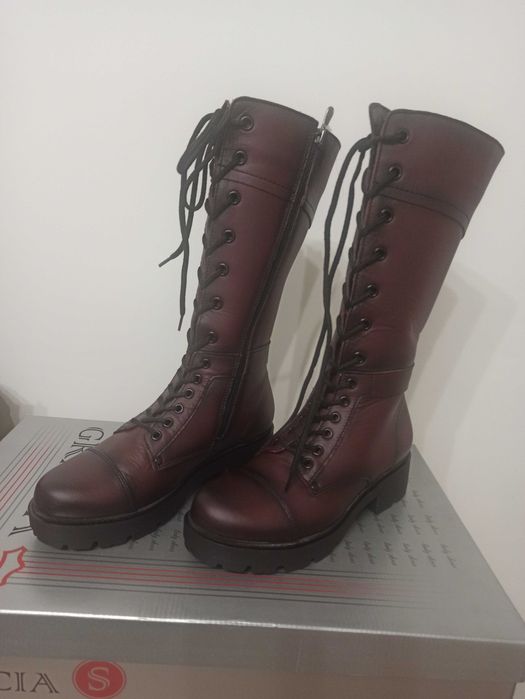 Ботуши естествена кожа 38 номер