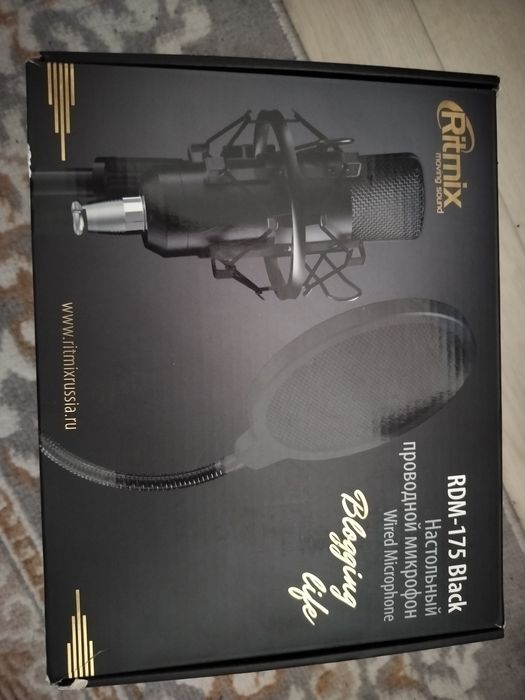 Продам микрофон ritmix