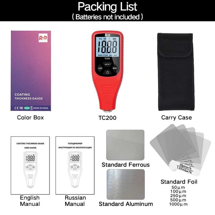 Толщиномер R&D TC200
