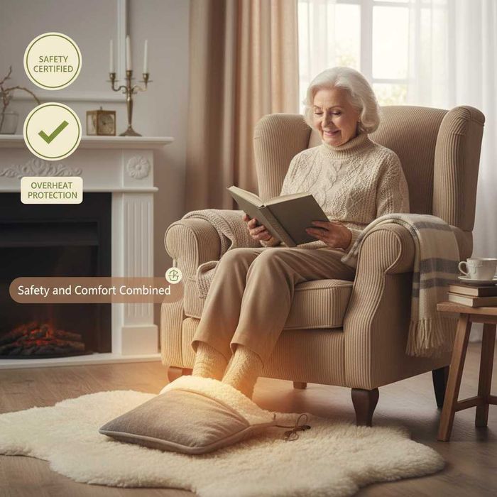 Perna electrica pentru picioare corp incalzire rapida alimentare USB